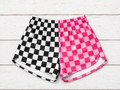 Pink & black shorts