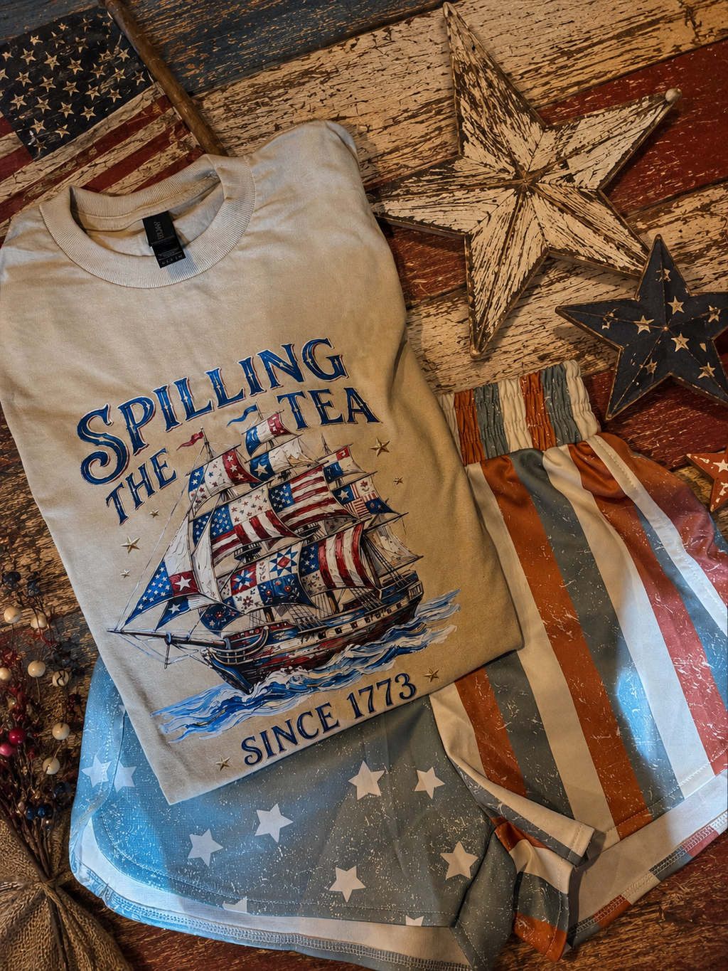 Flag shorts