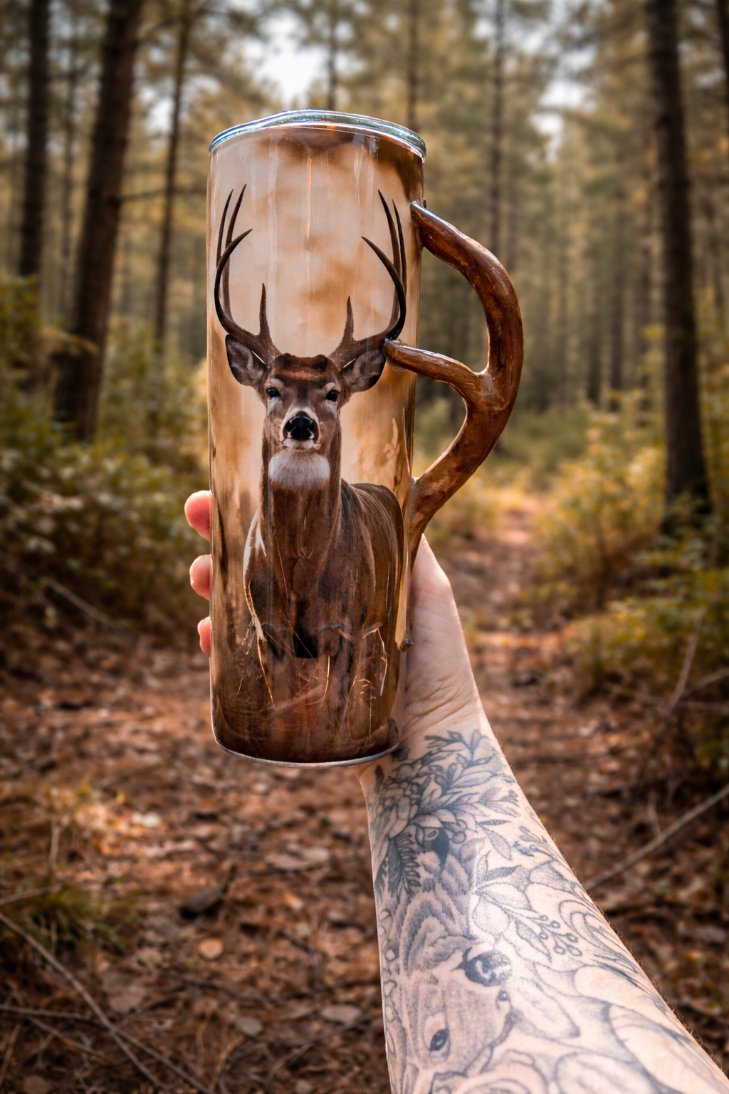 Deer Antler Tumbler