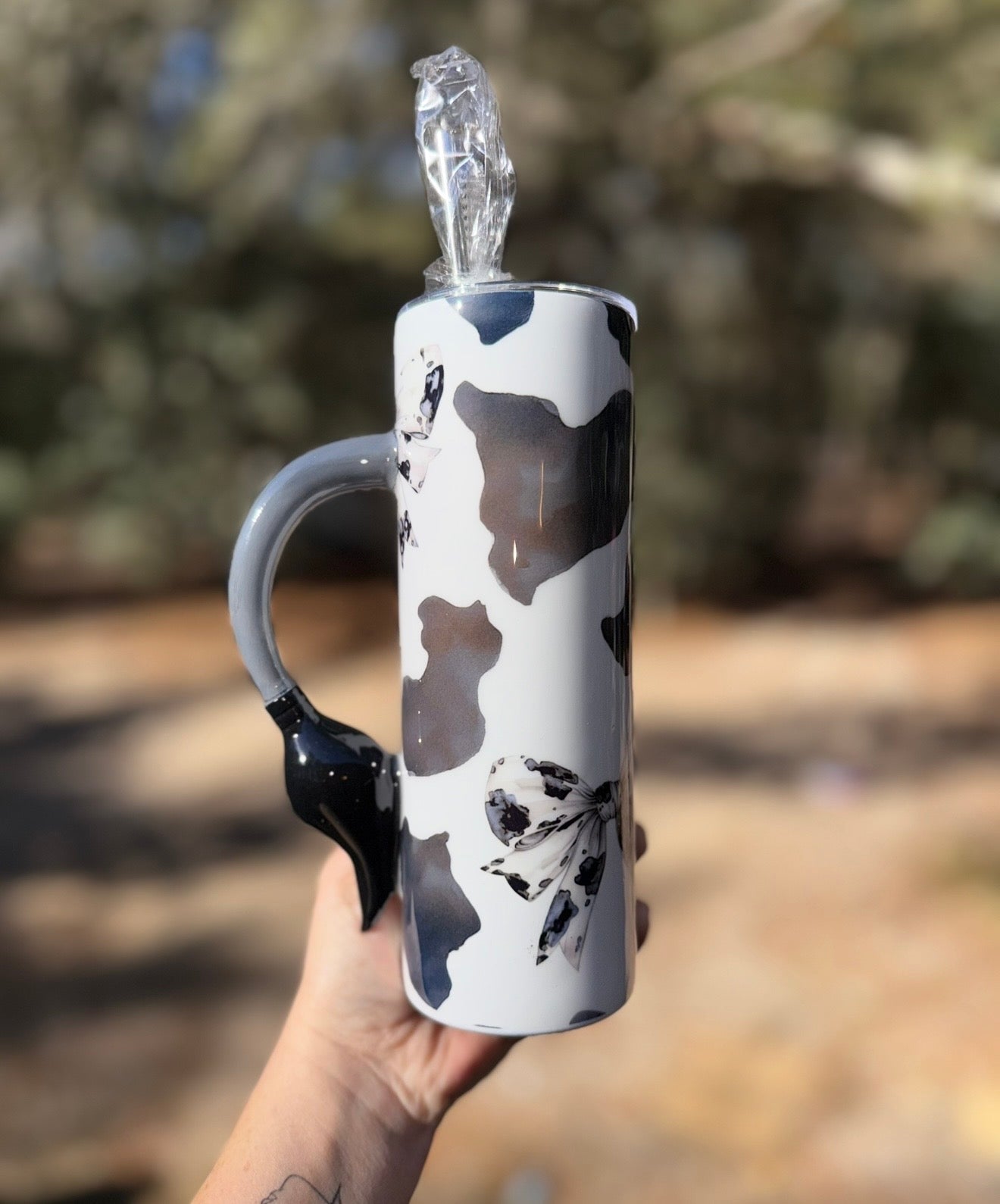20oz cow tail tumbler