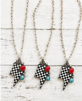 Lightning bolt necklace