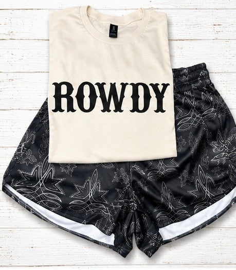 Rowdy outfit black