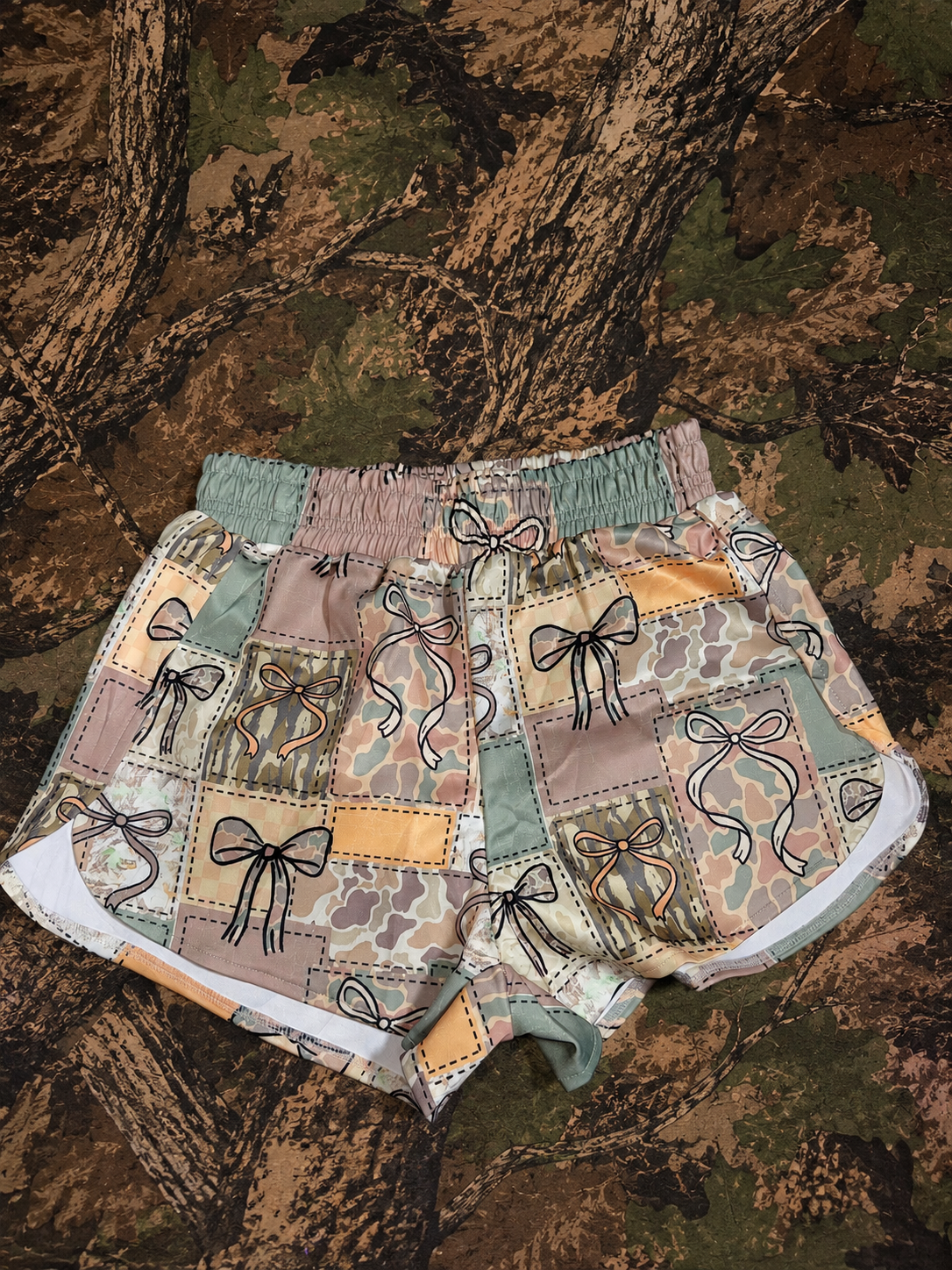 Camo Bow Shorts