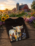 Brown cow tee
