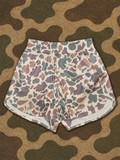 Retro camo shorts