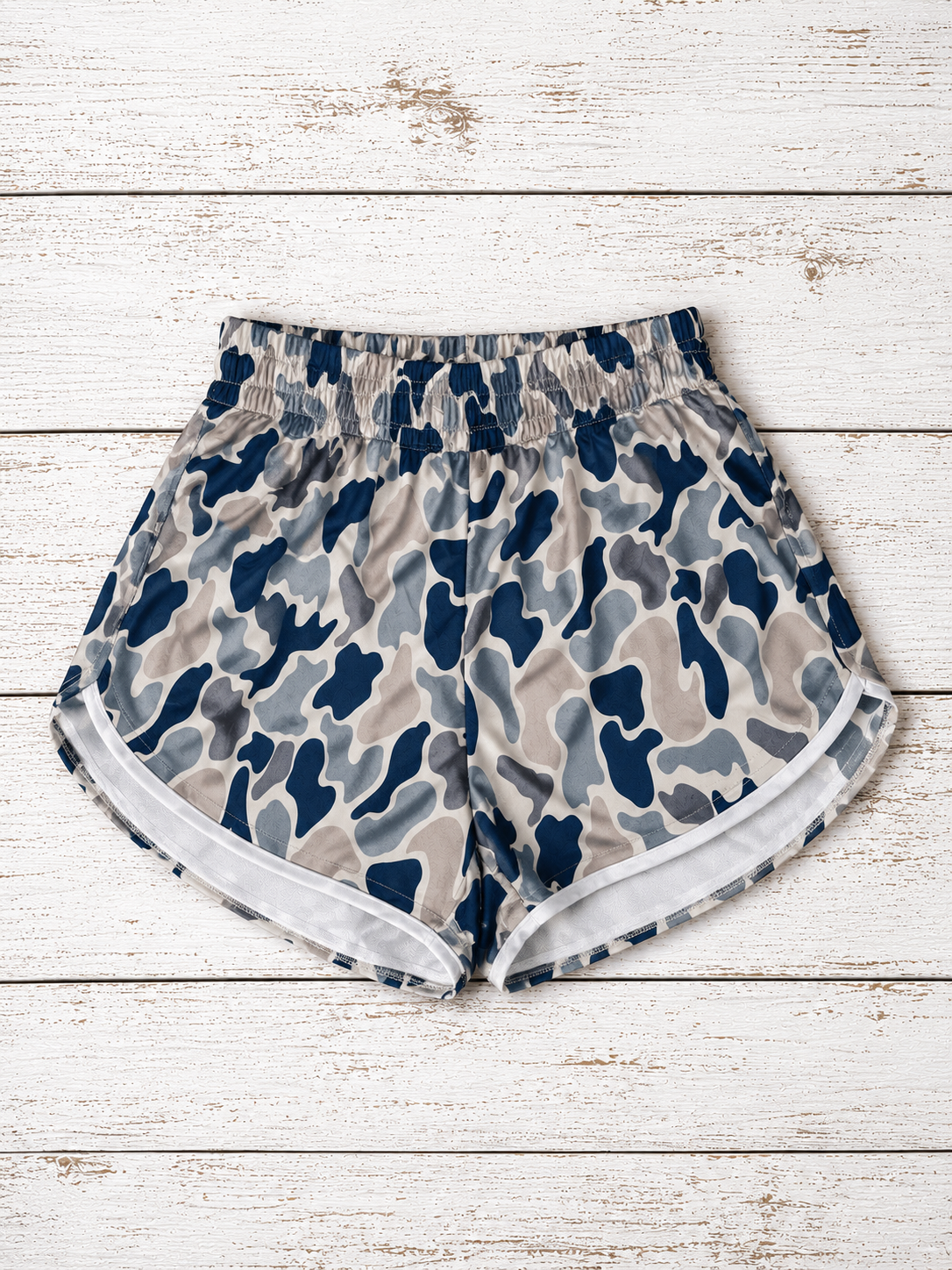 Blue/Green Camo Shorts