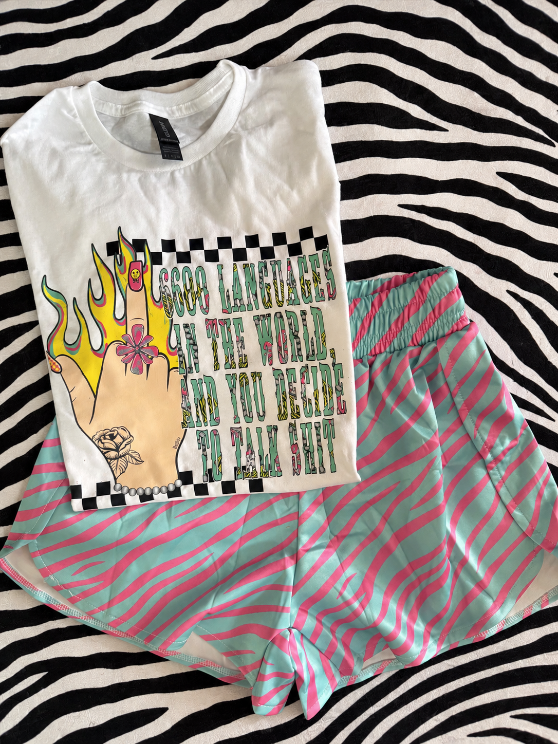Zebra shorts