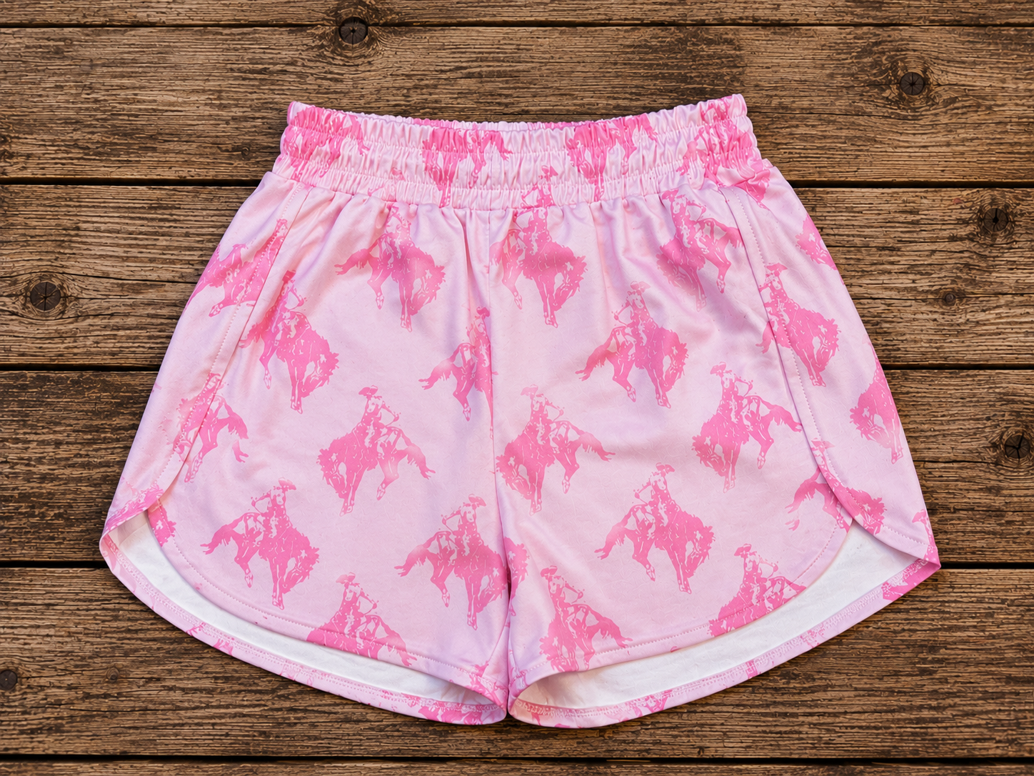 YOUTH pink cowboy shorts