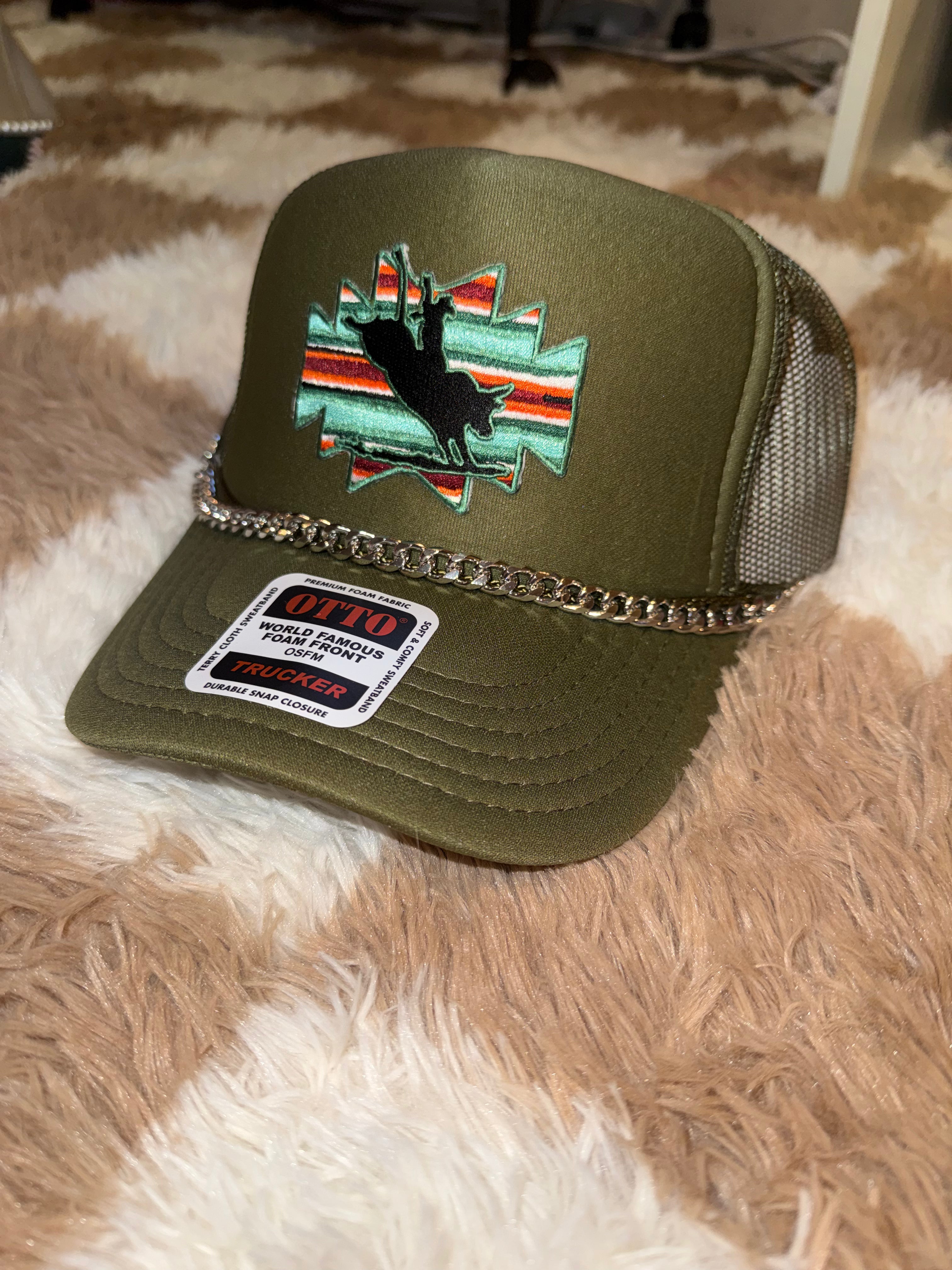 Bull rider hat