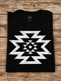 Black Aztec tee