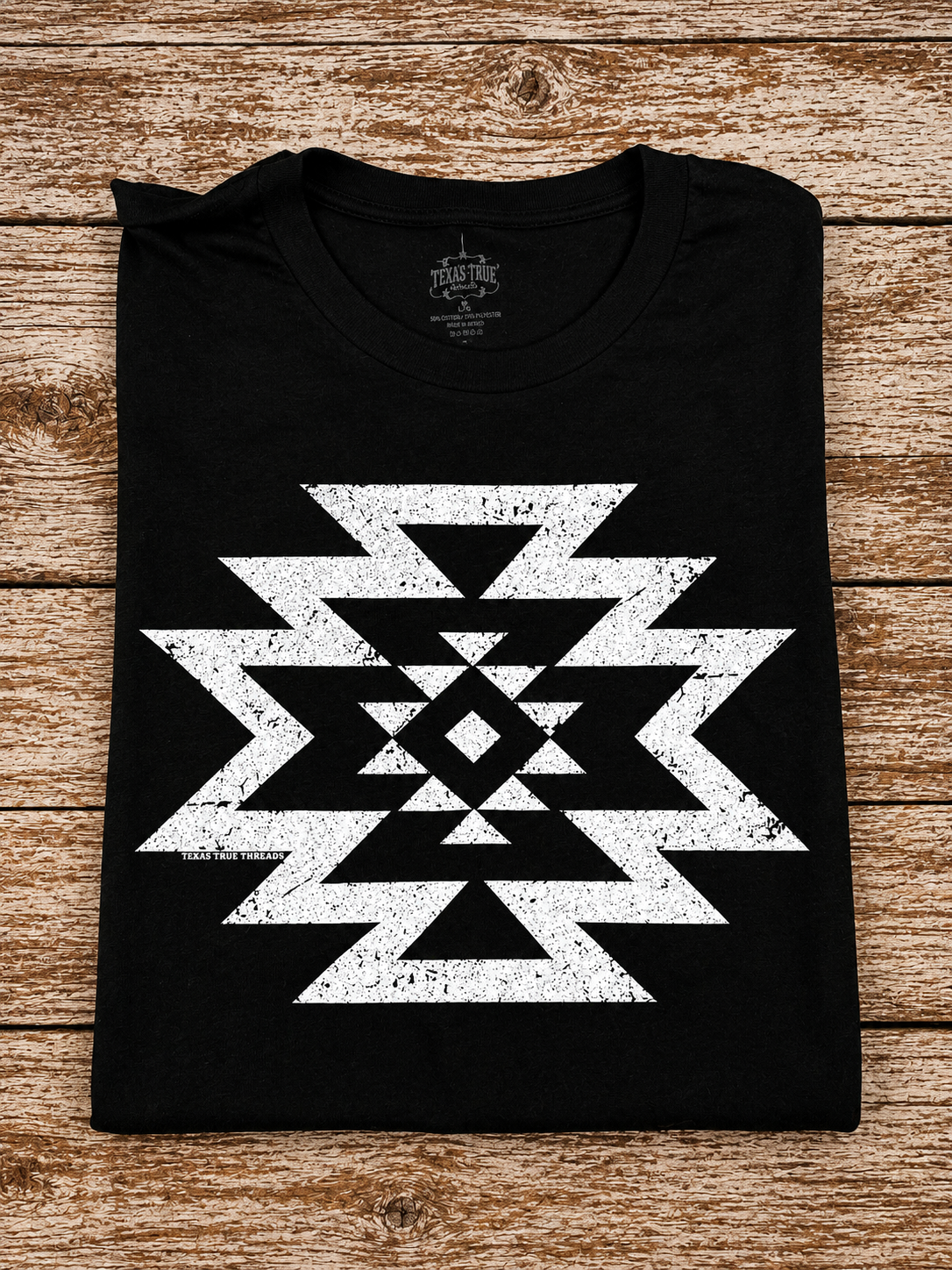 Black Aztec tee