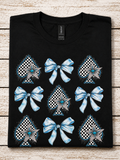 Check and bow tee