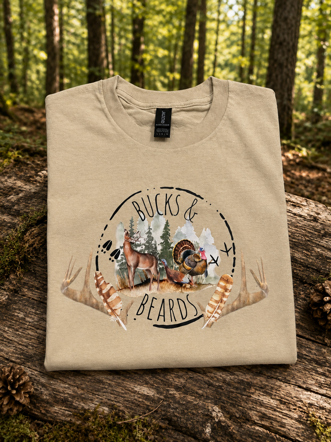 Bucks and beards Tee