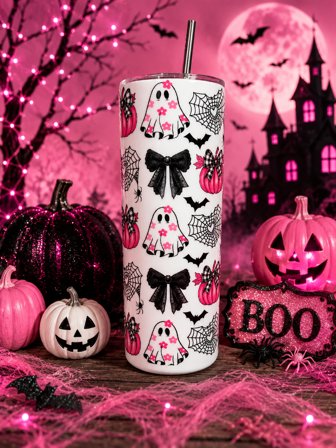 Boo tumbler WITHOUT handle