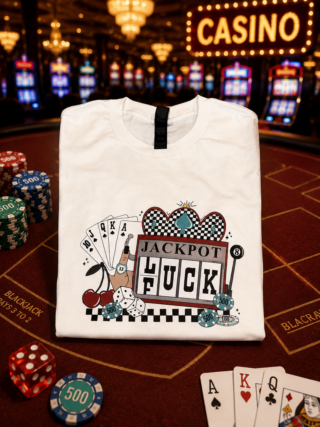 Luck casino tee